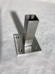 Bodenanker Bodenflansch Steckfitting Wandflansch Wandanschluss Edelstahl 35x35mm