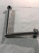 Garderobenstange L-Form Kleiderstange Wandgarderobe Edelstahl 100x30cm