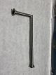 Garderobenstange L-Form 30 cm hoch kleine Befestigung Kleiderstange Wandgarderobe Gaderobe Edelstahl